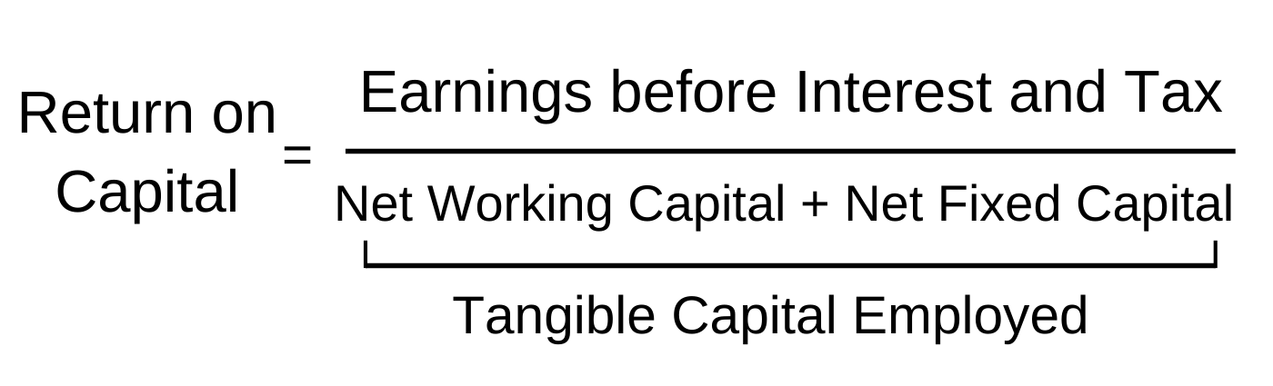 Calculation of Return on Capital