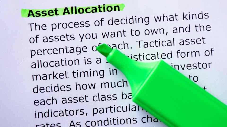 Asset allocation strategy